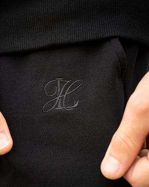 MONOCHROME BLACK TRACK PANTS