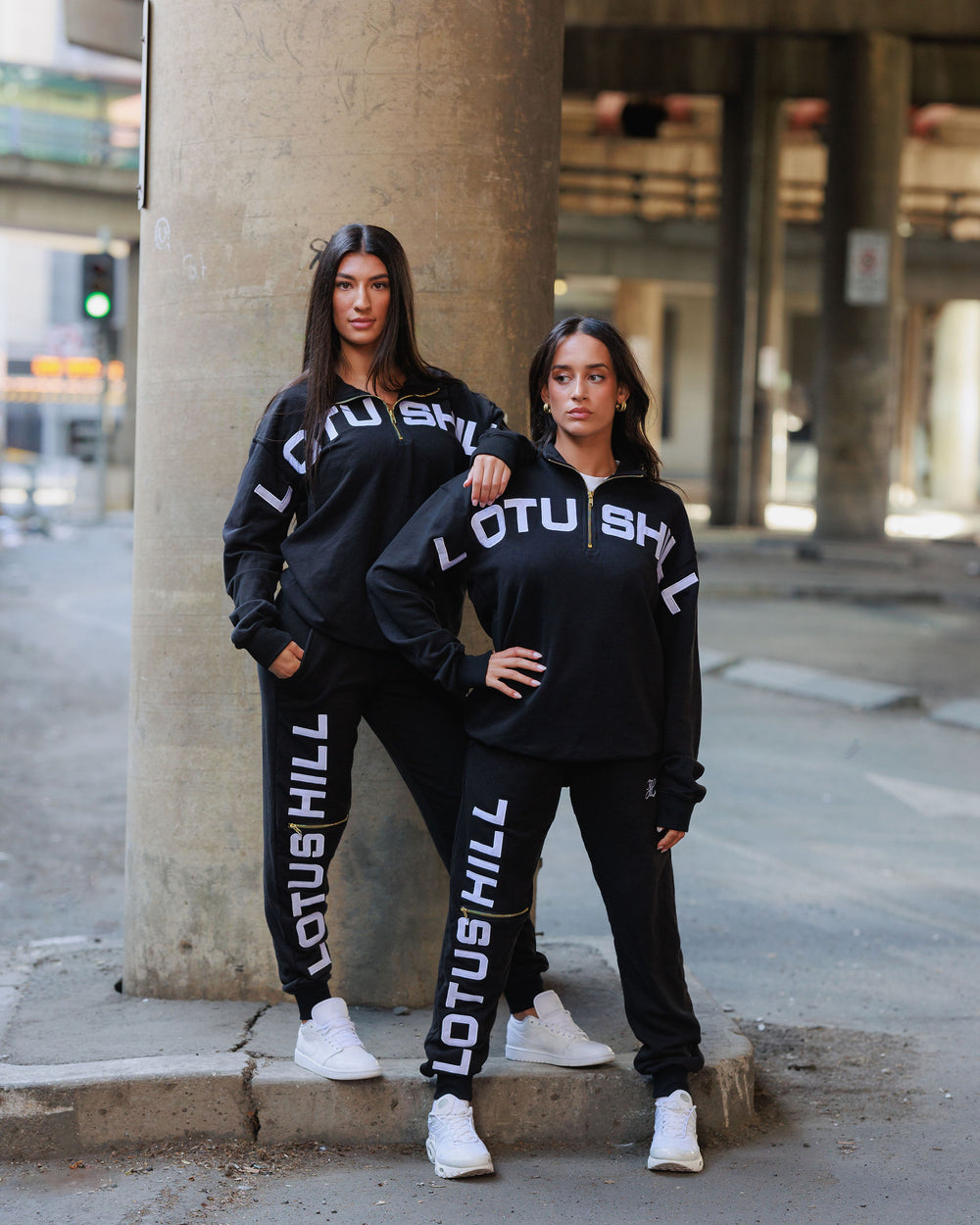 BLACK TRACK PANTS