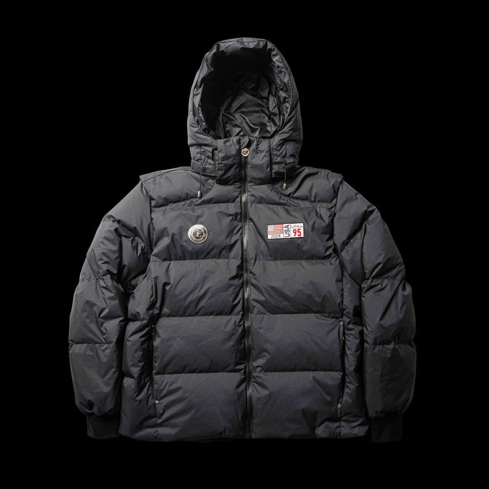 (BLACK) MENS USA DOWN JACKET