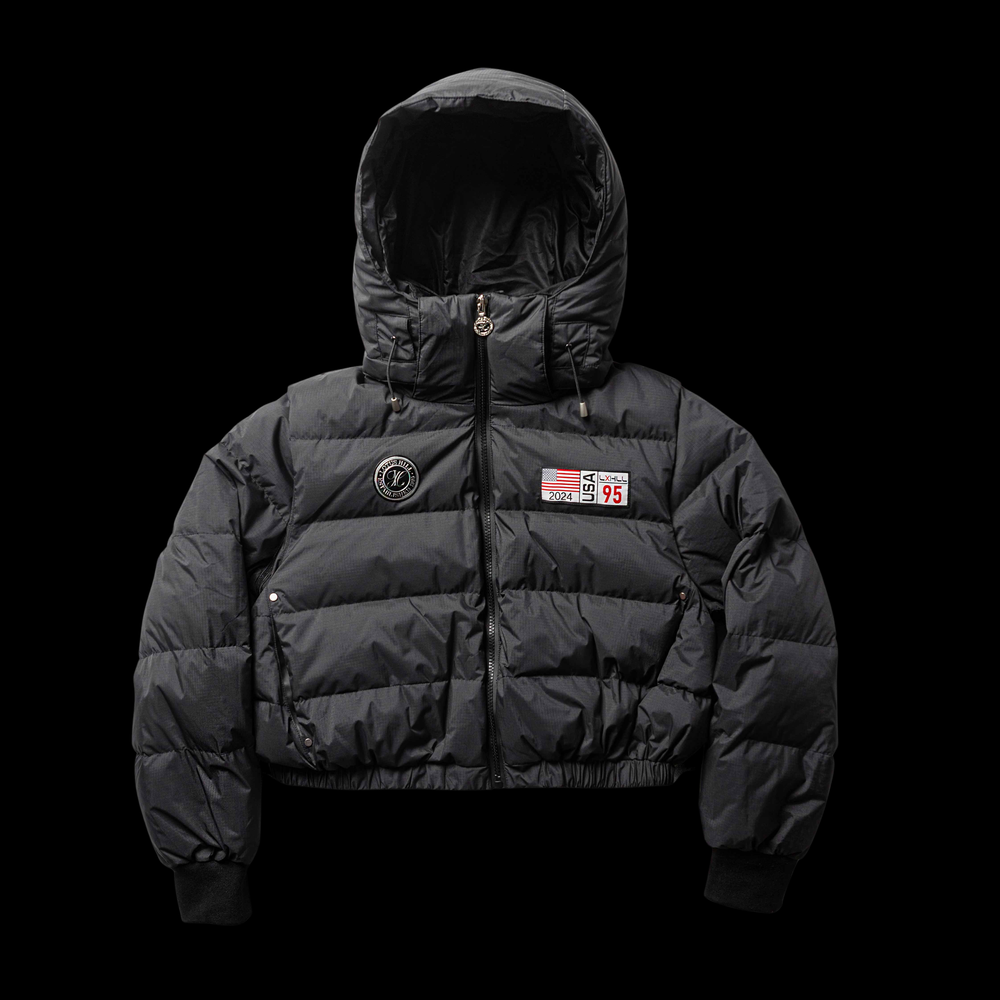 (BLACK)  WOMENS USA DOWN JACKET