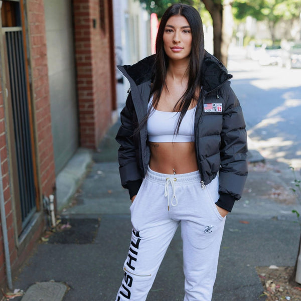 (BLACK)  WOMENS USA DOWN JACKET