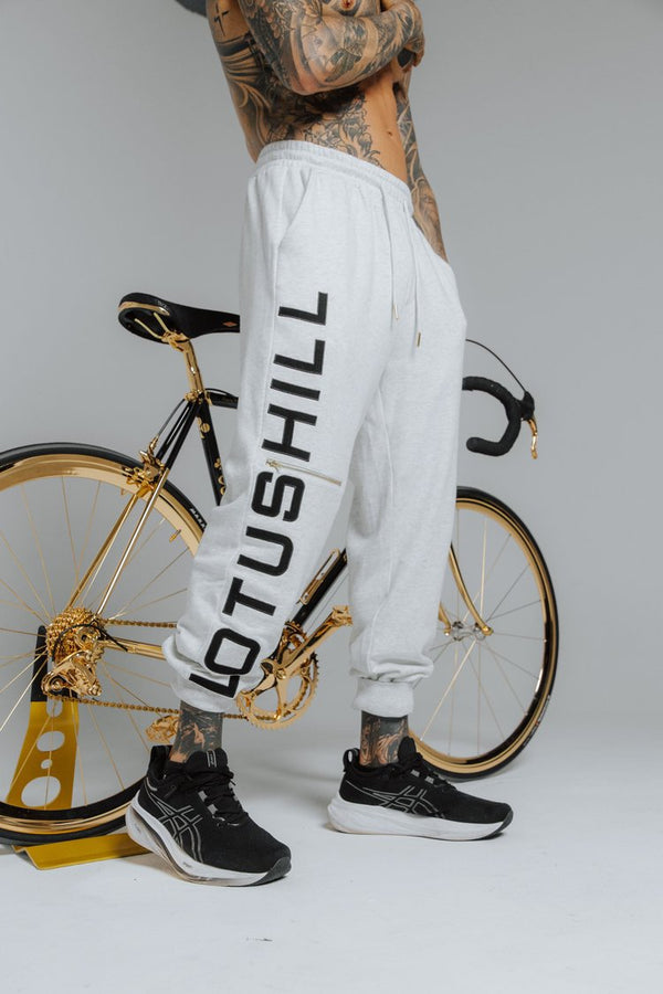 GREY TRACK PANTS