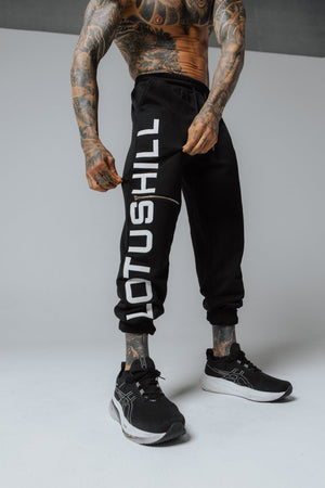 BLACK TRACK PANTS